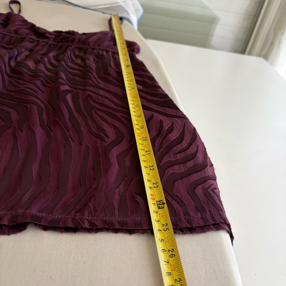 Victoria’s Secret Very Sexy Burnout Velvet Babydoll Camisole M Purple Silk Blend - Picture 10 of 14